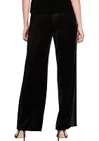 Women's Solid Velvet Pants