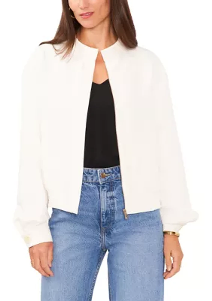 Women's Long Sleeve Bomber Jacket