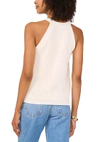 Women's Sleeveless Halter Neck Sweater