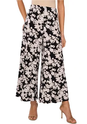 Women's Pull On Floral Cropped Pants