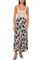 Women's Pull On Floral Cropped Pants