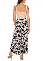 Women's Pull On Floral Cropped Pants