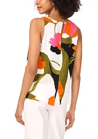 Women's Sleeveless Floral Tank