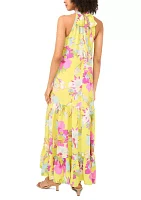 Women's Floral Halter Dress