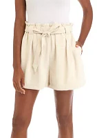 Women's Paper Bag Waist Shorts