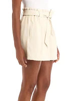 Women's Paper Bag Waist Shorts