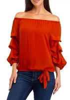 Women's Off the Shoulder Cha Sleeve Blouse