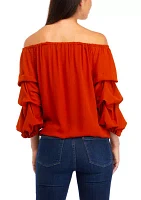 Women's Off the Shoulder Cha Sleeve Blouse