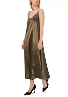 Women's Sleeveless Satin Slip Dress