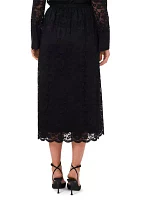 Women's Lace Midi Skirt