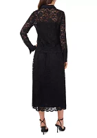 Women's Lace Midi Skirt