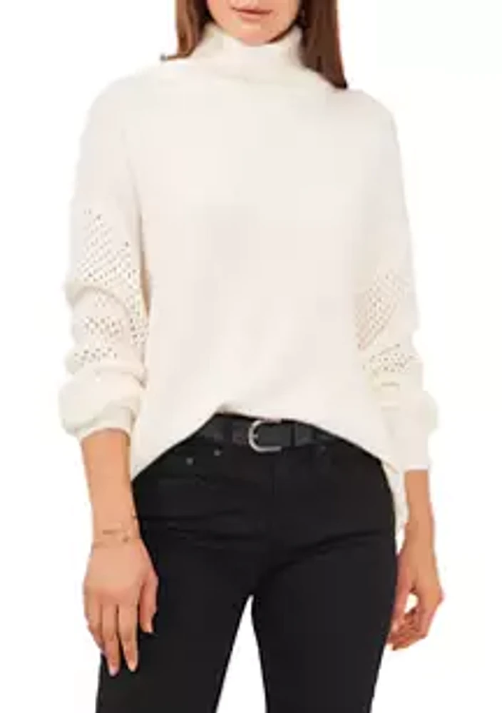 Vince Camuto Women's Long Sleeve Turtleneck Sweater