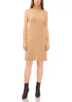 Women's Sleeveless Turtleneck Sweater Dress