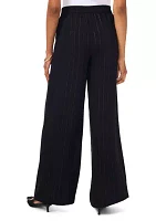 Women's Glitter Stripe Wide Leg Pants