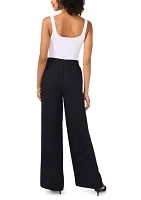 Women's Glitter Stripe Wide Leg Pants