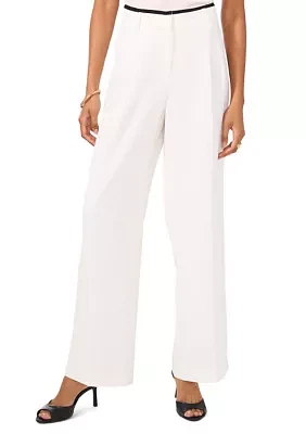 Women's Wide Leg Side Stripe Trouser Pants