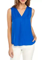 V-Neck Rumple Blouse