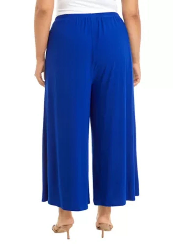 Plus Wide Leg Pants