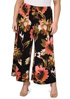 Women's Printed Wide Leg Pants