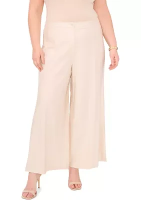 Plus Wide Leg Trousers