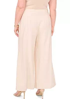 Plus Wide Leg Trousers