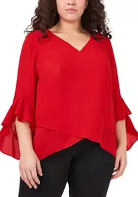 Vince Camuto Plus Tunic Top