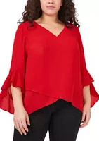 Vince Camuto Plus Tunic Top