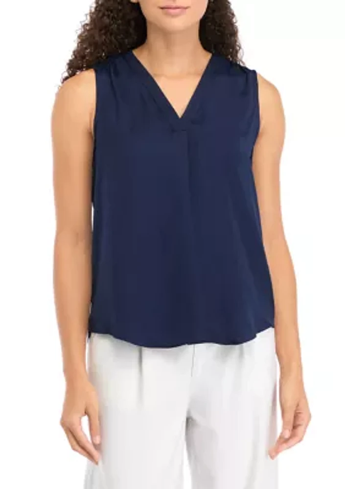 Petite Sleeveless Blouse