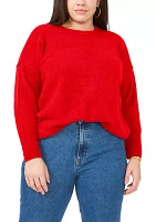 Plus Crew Neck Cozy Cashmere Sweater