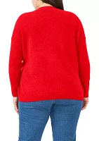 Plus Crew Neck Cozy Cashmere Sweater