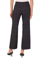 Petite Wide Leg Ponte Pants