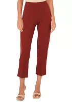 Petite Ponte Side Slit Pants