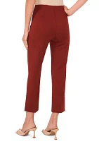 Petite Ponte Side Slit Pants