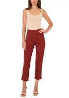 Petite Ponte Side Slit Pants