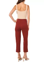 Petite Ponte Side Slit Pants