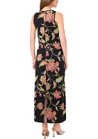 Women's Paisley Printed Midi Dress