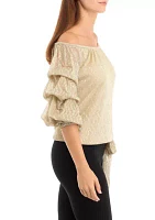 Women's Off the Shoulder Cha Sleeve Top