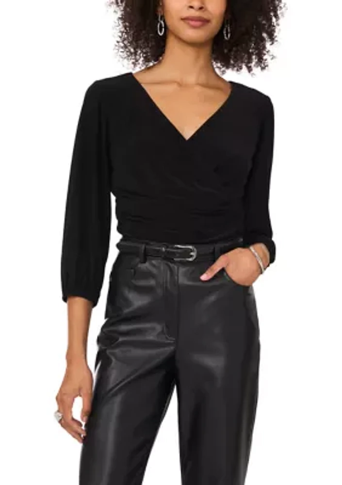 Petite Surplice Top