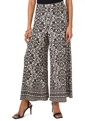 Women's Medallion Wide Leg Pants
