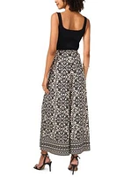 Women's Medallion Wide Leg Pants