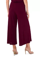 Women's Solid Wide Leg Pants