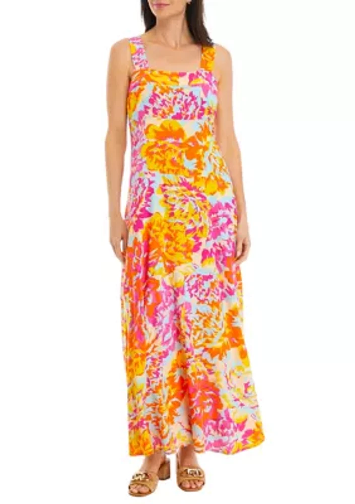 Women's Sleeveless Tiered Maxi Dress