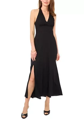 Women's Tiered Halter Dress