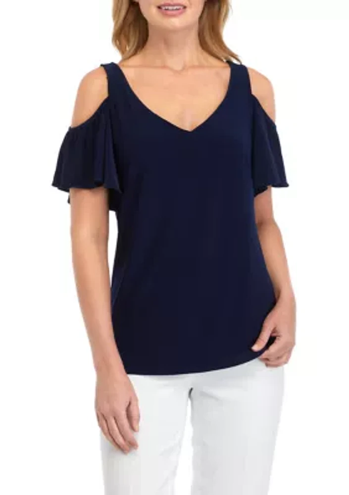 Women's Cold Shoulder Blouse