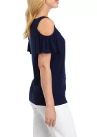 Women's Cold Shoulder Blouse