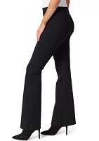 Pull On Ponte Flare Leggings