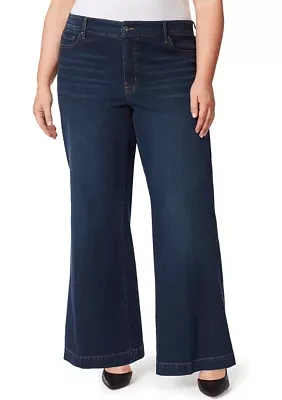 Curvy True Love Wide Leg Trousers