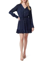 Long Sleeve Shiloh Button Down Dress