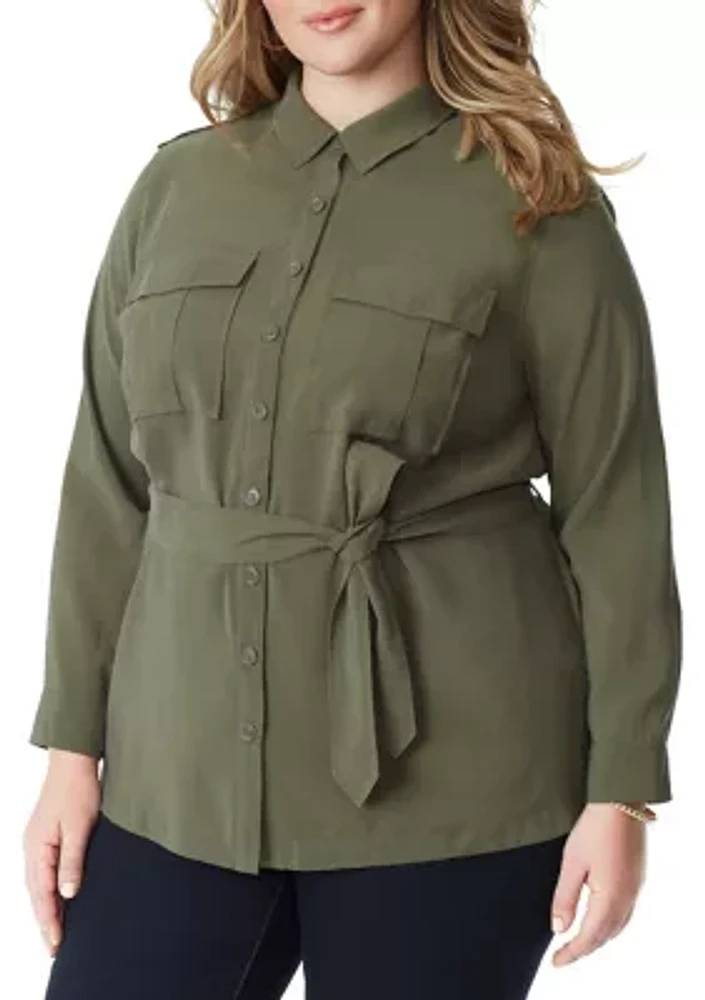 Plus Jessa Safari Jacket