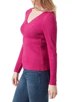 Adrielle Long Sleeve Knit Top